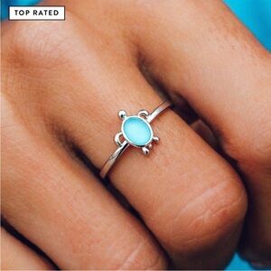 Pura Vida Turtle Ring